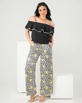 CROP-TOP LEMON COTTON PAJAMA - PYJAMODA